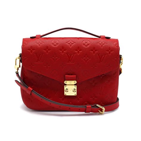 louis vuitton small red purse|More.